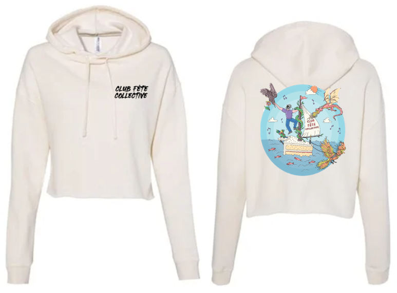 Crop Top CFC Blanc-Beige Edition Spéciale
