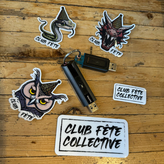 Collants Totems Club Fête Collective